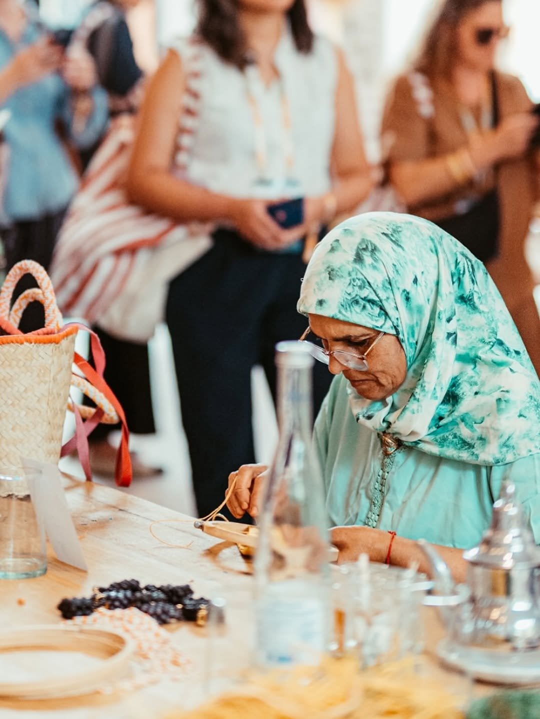 L’atelier YZA à Guéliz, Marrakech — les artisanes au travail
