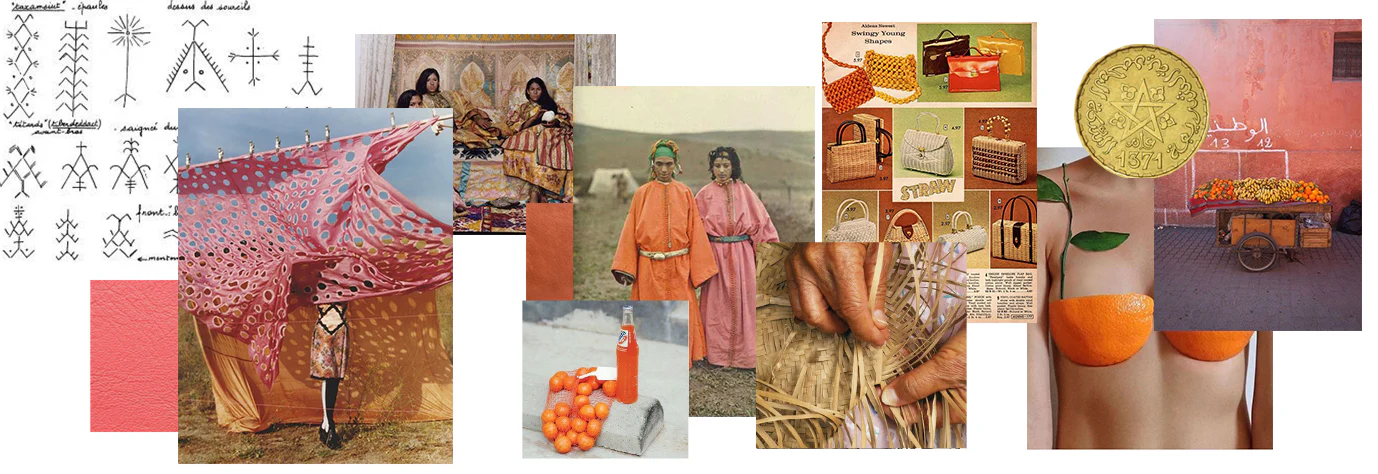 Moodboard YZA — artisanat, couleur et patrimoine de Marrakech